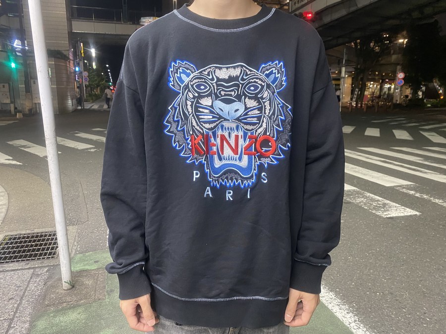 KENZO　Paris Tiger タイガー刺繍　クルーネックスウェット