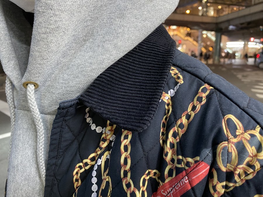 Supreme chains quilted jacket キーチェンジャケット