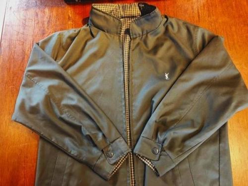 美品◇YSL イヴサンローラン 刺繍ロゴ ドリズラージャケット