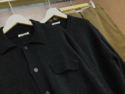 シンプルだからこそ上質な物を。AURALEEの18AW入荷致しました  