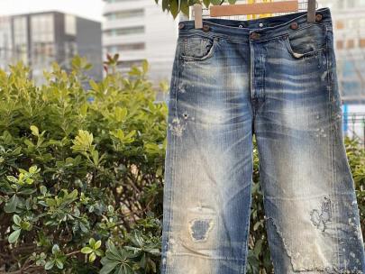 「ヴィンテージアイテムのCone Mills×LEVI'S VINTAGE CLOTHING 」