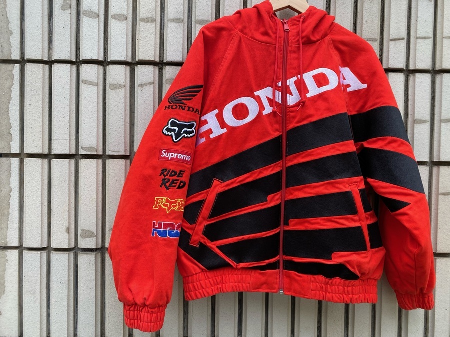 【Supreme×HONDA×Fox Racing/シュプリーム×ホンダ×フォックスレーシング】よりパフィージップアップジャケットが買取入荷