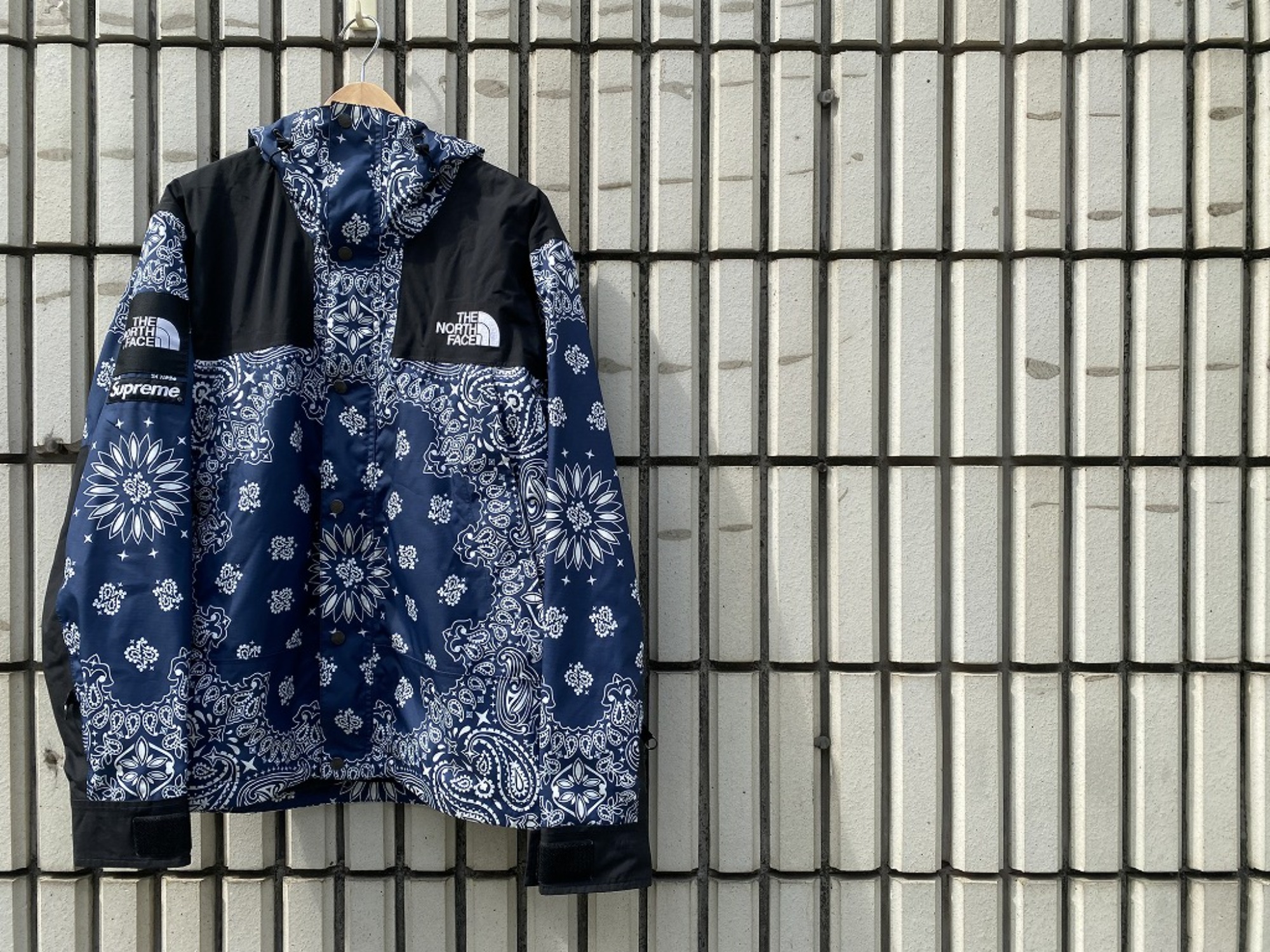 Supreme north face BANDANA マウンテン　パーカー　M