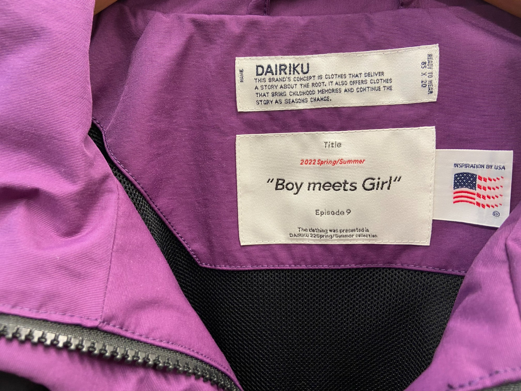 DAIRIKU/ダイリク】の、BMGナイロンコートが買取入荷致しました