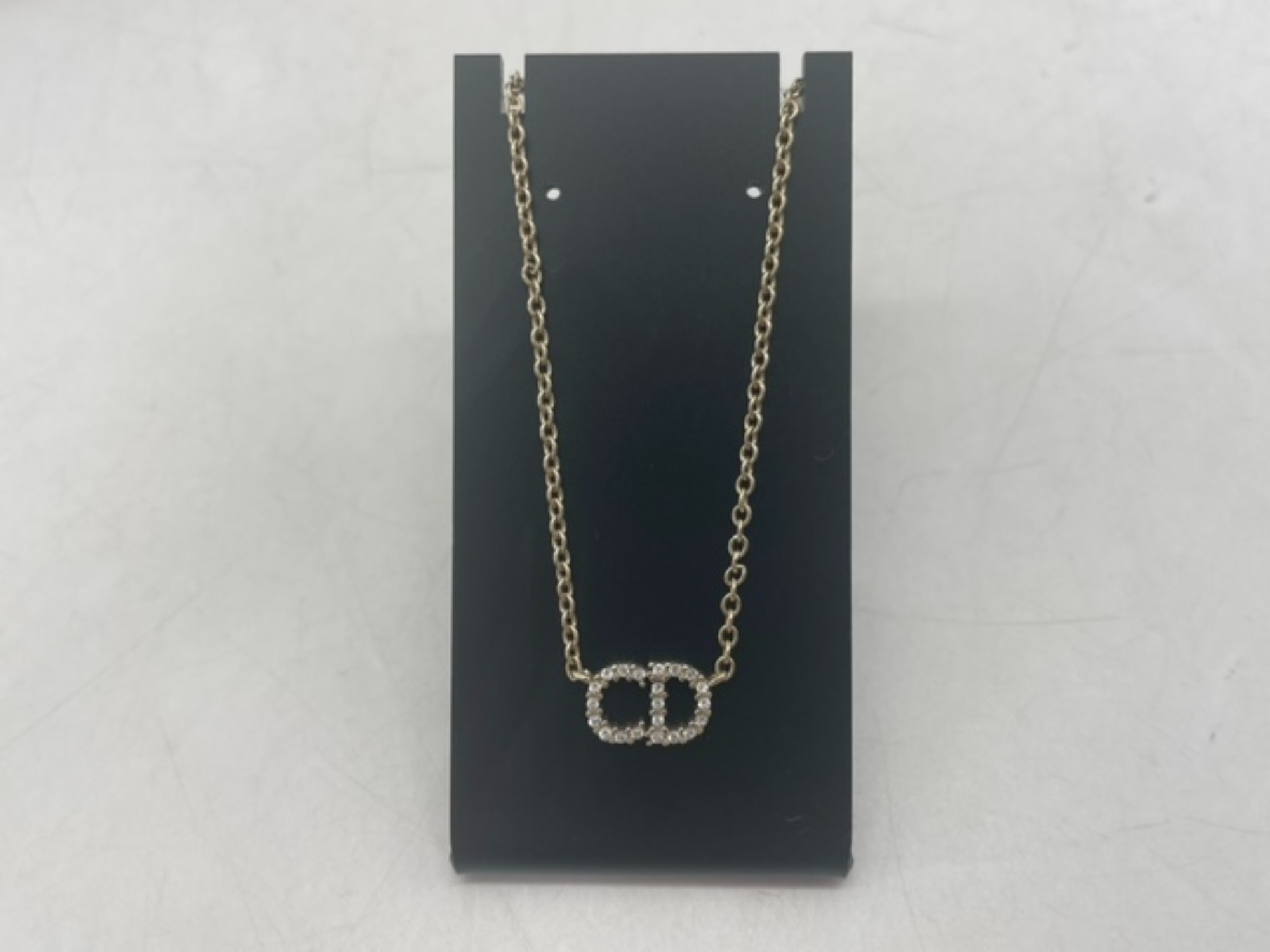 Diorシルバーネックレスディオールロゴモチーフクレールディーリュヌ Dior ロゴモチーフ ネックレス ディオール クレールディーリュヌ