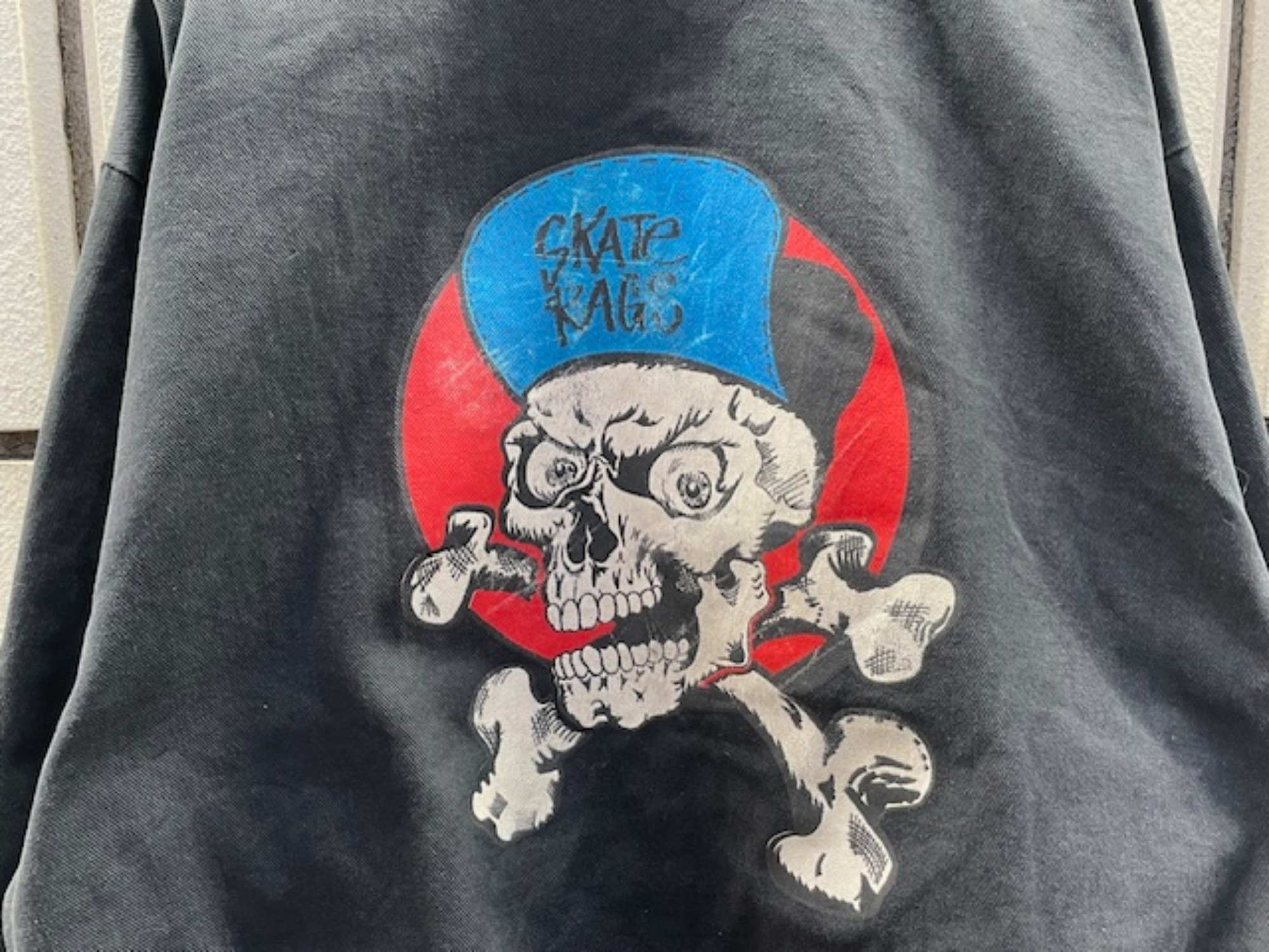 SKATE RAGS スウェット 90's Skate Rags sweat parka made in USA - VINTAGE CLOTHES