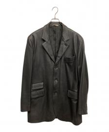 【HERMES/エルメス】の、ディアスキンレザージャケット ブラックが買取入荷致しました。