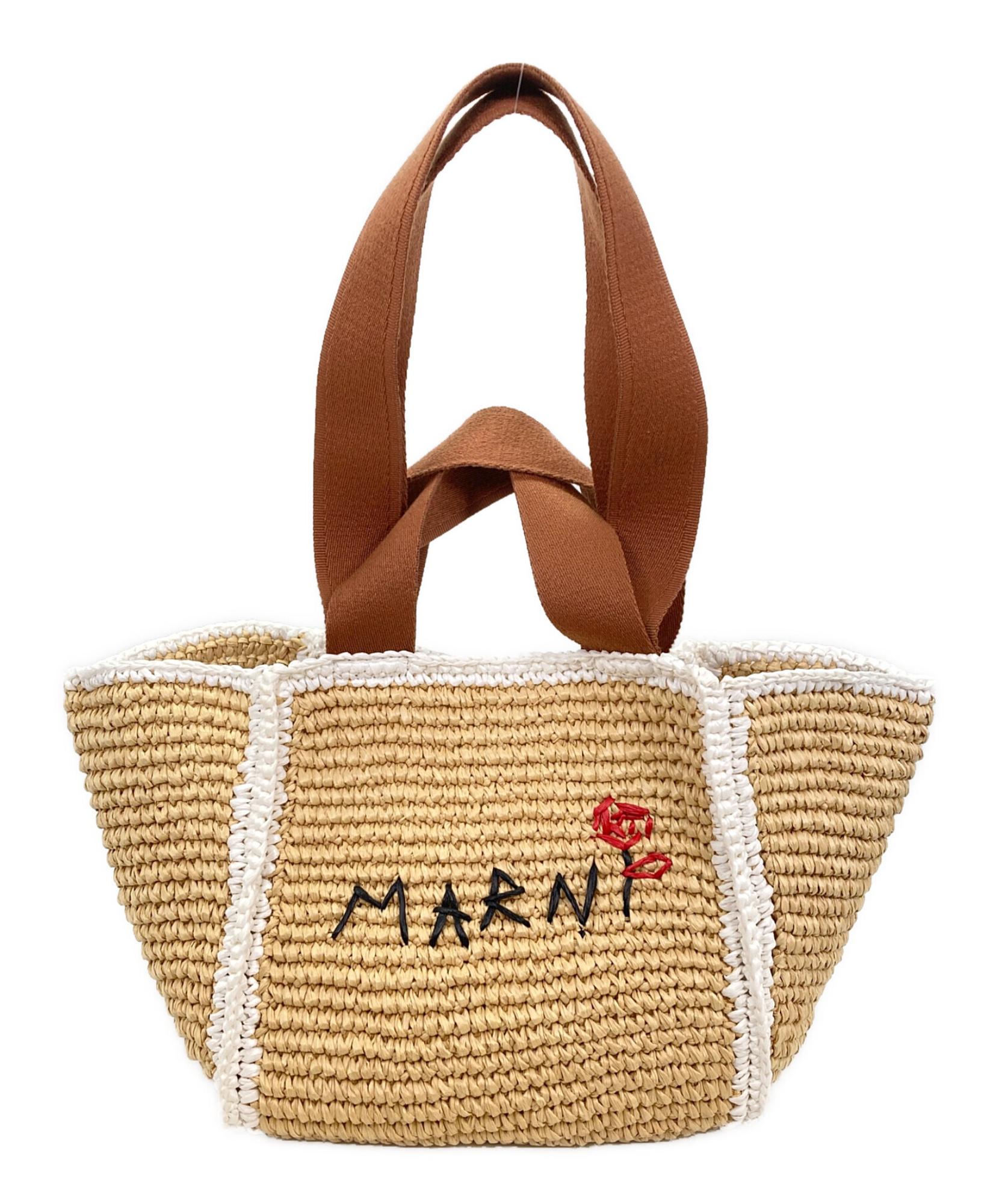MARNI ロゴ刺繍 かごバッグ MARNI/マルニ】の、ロゴ刺繍バッグが買取入荷致しました。[2026.04.25