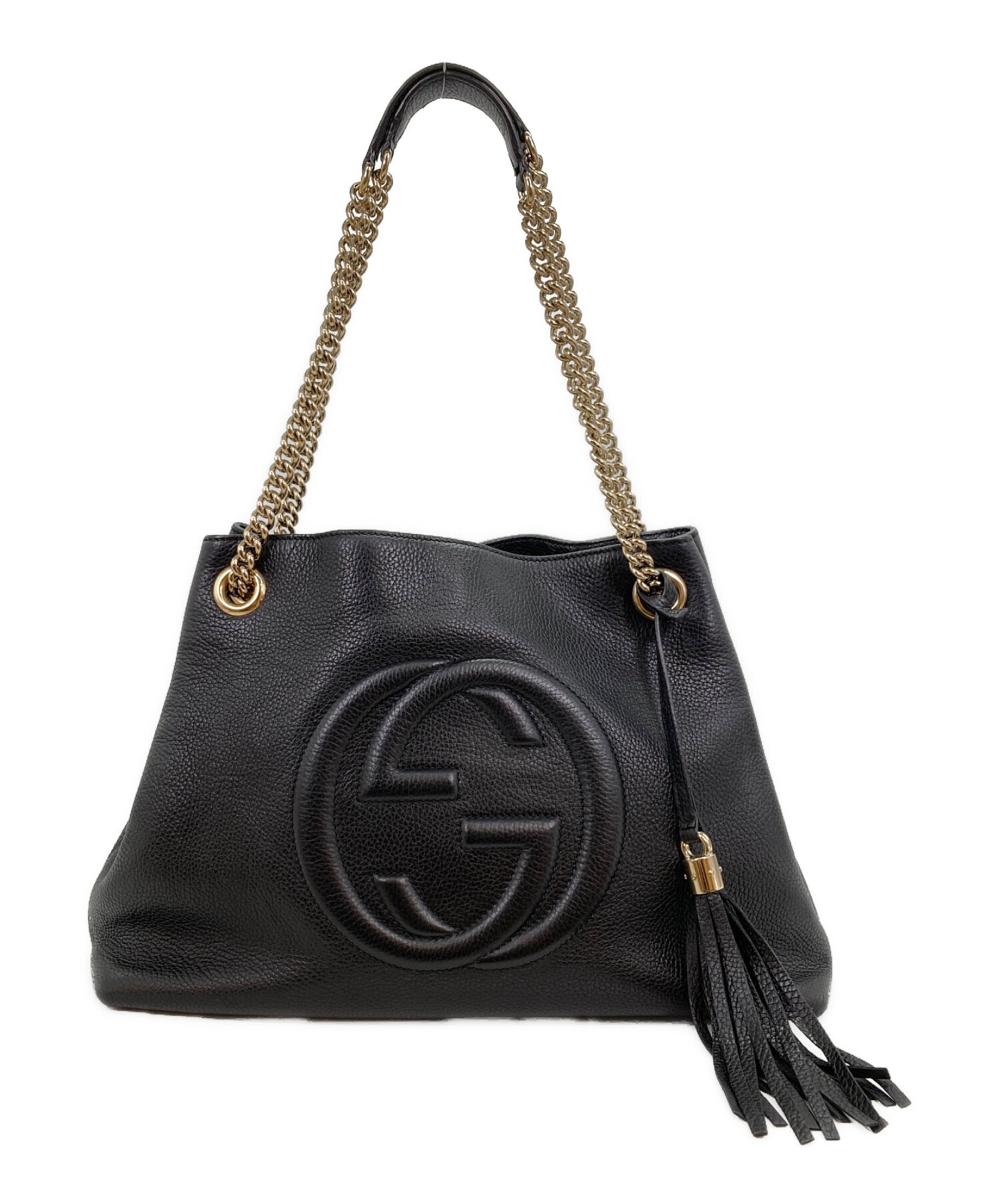 GUCCI ソーホーチェーンショルダーバッグ　美品 GUCCI/グッチ】の、ソーホー チェーンショルダートートバッグが買取