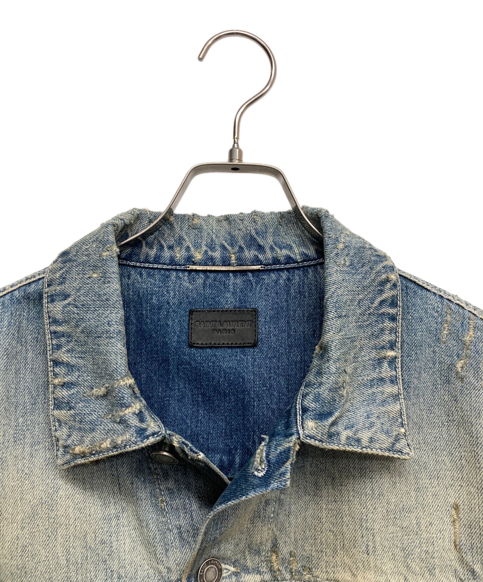 Saint Laurent Paris/サンローランパリ】の、クラッシュ加工デニム