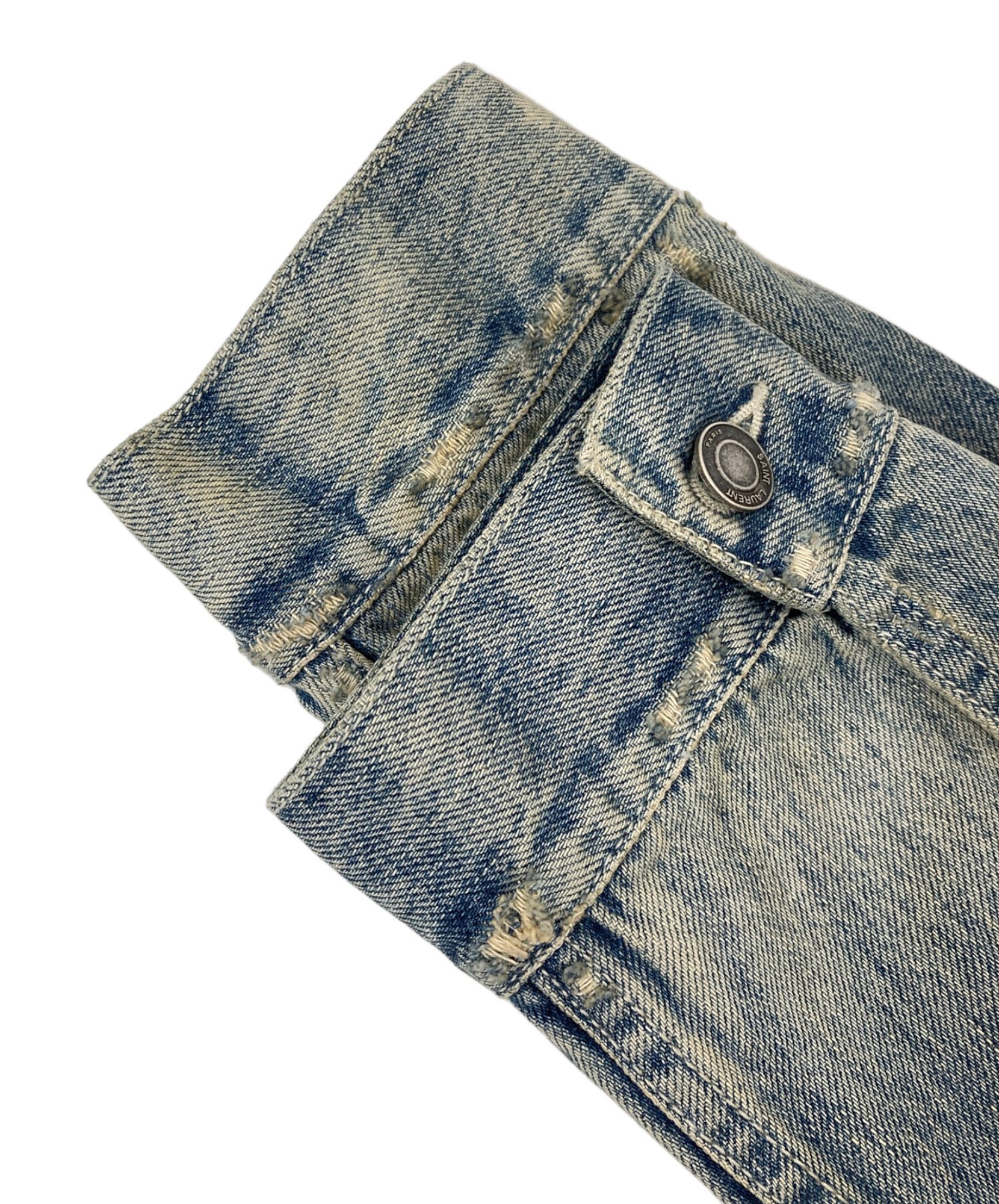 Saint Laurent Paris/サンローランパリ】の、クラッシュ加工デニム