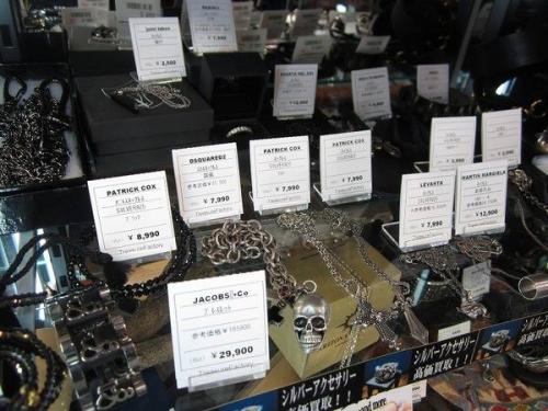 古着のアクセサリー