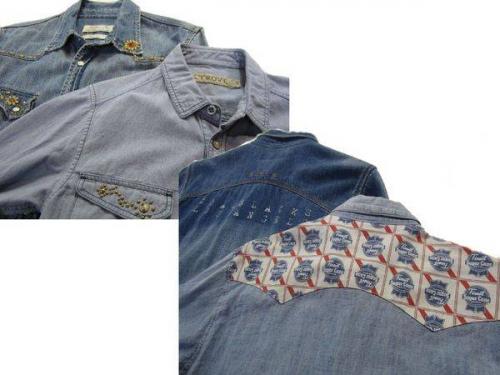 シャンブレーシャツの大量買取入荷