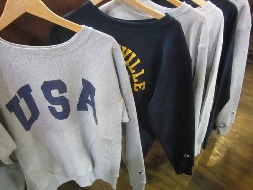 リバースウィーブのスウェット