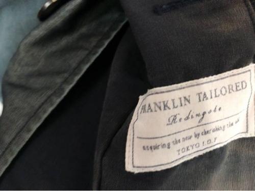 フランクリンテーラードのスタンドカラーコート