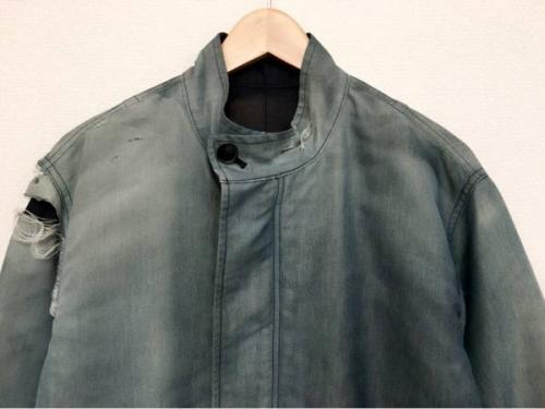 スタンドカラーコートの再構築