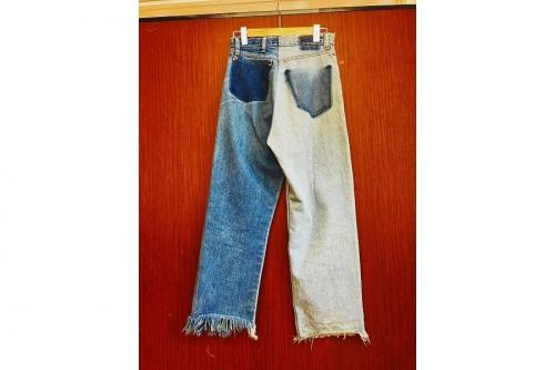 ナナナナサーカのフリンジデニムパンツ