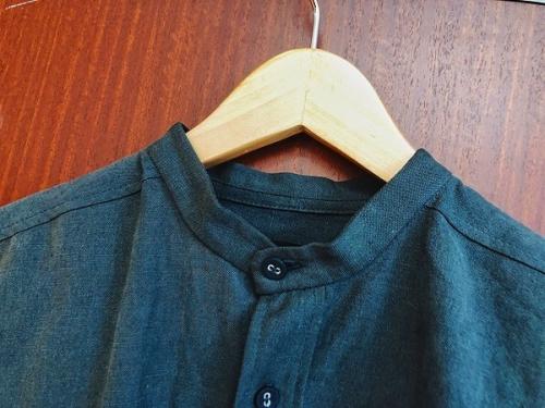 PRE WASHED LINEN SHIRTのメンズ