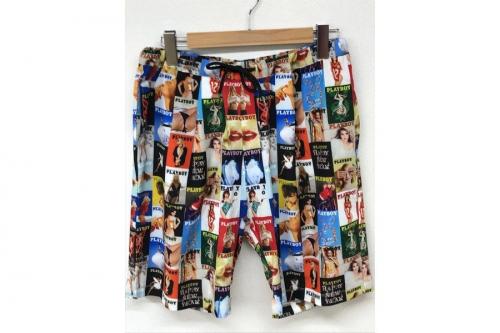 シャツ　ショーツ　コラボの古着　メンズ