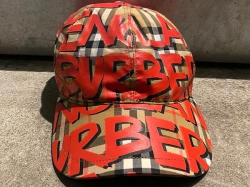 バーバリーのキャップ