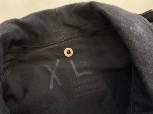 フランス軍モーターサイクリストオーバーコートの古着