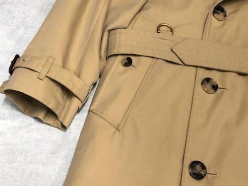 ノヴァチェック ケンジントン ロング トレンンチコートの中古