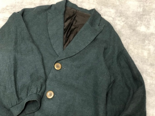 hazama ハザマ 2019-20AW 経年真価のなびくコート / ポンチョ