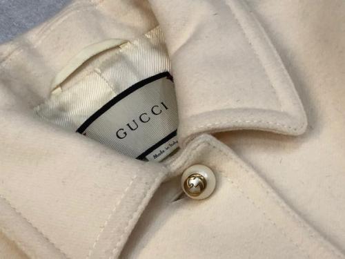 コートの中古 GG パール ウール