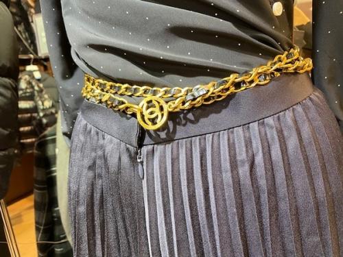 ヴィンテージココマークチェーンベルト/ネックレスの中古 メンズ　アクセサリー　ヴィンテージ　カール・ラガーフェルド