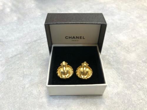 シャネルのヴィンテージココマークイヤリング/ヴィンテージパール装飾イヤリング