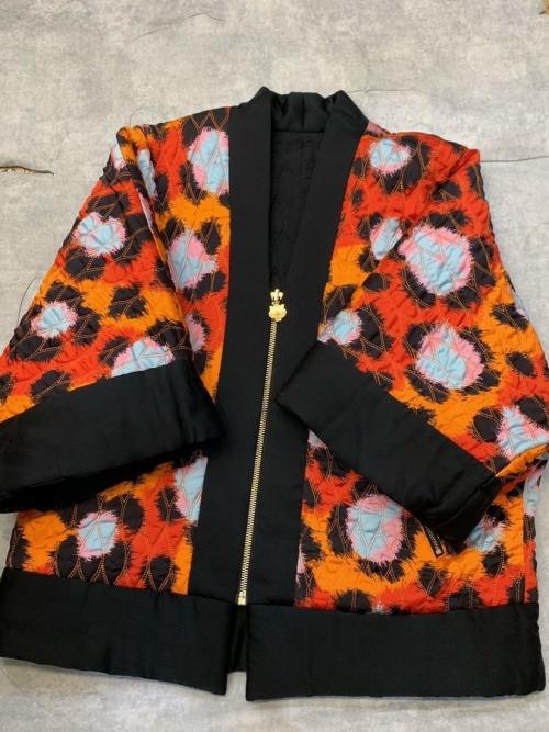 花柄刺繍リバーシブル着物の16AW