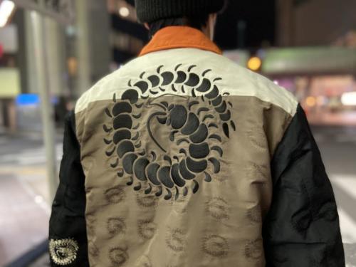 アンダーカバーのカラーブロックコーチジャケット