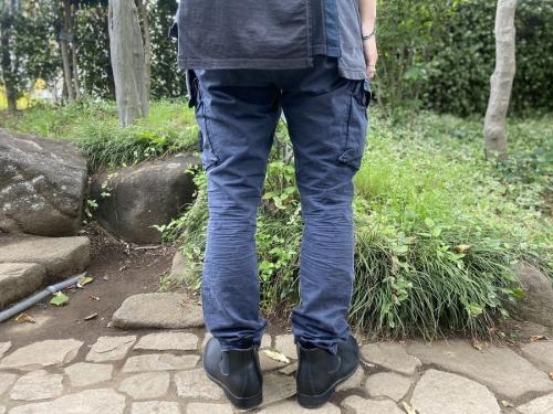 ストーンアイランドのウォッシュドカーゴパンツ