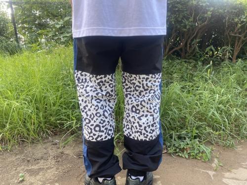 【20AW】BLACK EYE PATCH レオパード切替ナイロンパンツ M BLACKEYEPATCH/ブラックアイパッチ】よりレオパードトラック