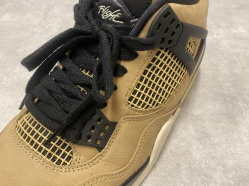 AIR JORDAN 4 RETRO MUSHROOMのMULTI-COLOR-BLACK-FOSSIL