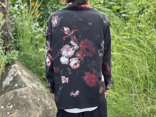 ラッドミュージシャンのインクジェットフラワーデシンパジャマシャツ