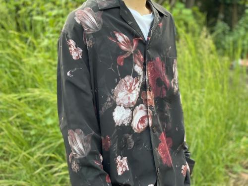 インクジェットフラワーデシンパジャマシャツの18SS DECHINE PAJAMA SHIRT INKJET FLOWER