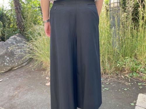 ラッドミュージシャンの2タックウールギャバジンスラックスワイドパンツ