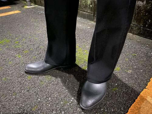 別注ウォームアップブーツカットパンツのFK380