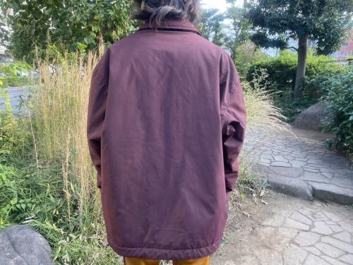 オルタードのオーバーサイズ中綿コーチジャケット