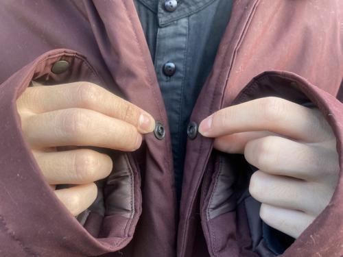 オーバーサイズ中綿コーチジャケットの21-21401