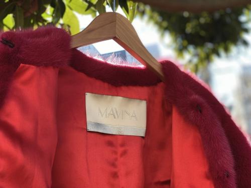 ミンクファーノーカラーコートの64180192294