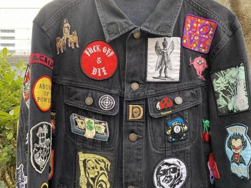 Patches Denim Trucker Jacketの春物強化
