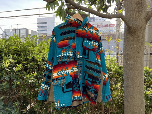 コラボ・別注アイテムのsacai×PENDLETON