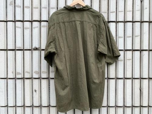 COMOLI コモリ ベタシャンオープンカラーシャツ オリーブ サイズ 4 05021314_608e273471b3a.jpg