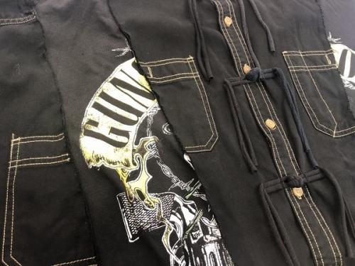 ディスカバードのオーバーサイズリメイクシャツ