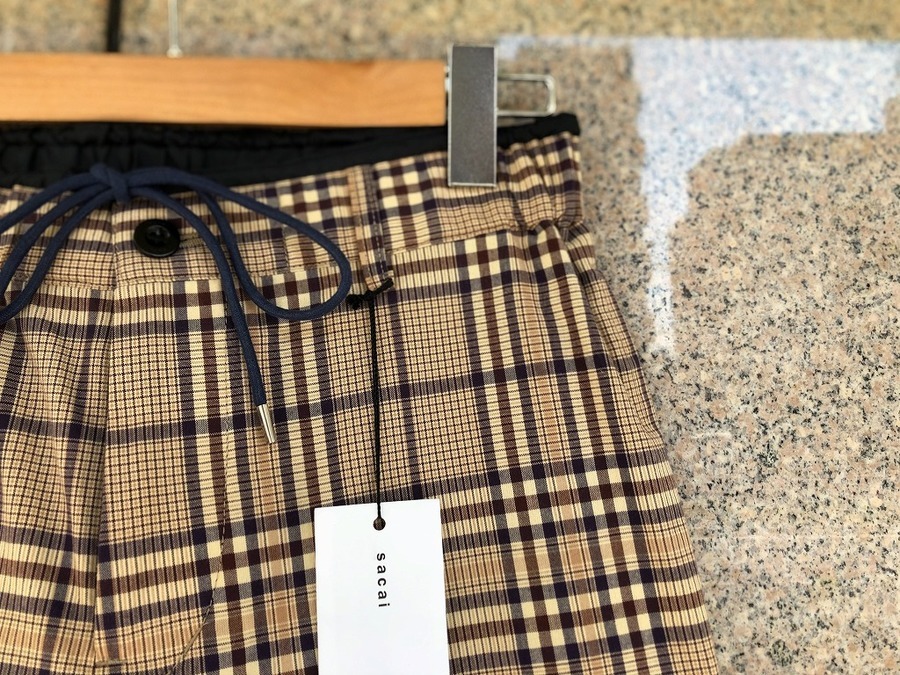 sacai/サカイ】春らしいチェックパンツが入荷しました！[2020.04.09