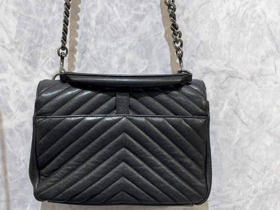 サンローラン YSLモノグラム Vステッチ ハンドバッグ ショルダー Saint Laurent Paris/サンローランパリ】モノグラムVステッチ