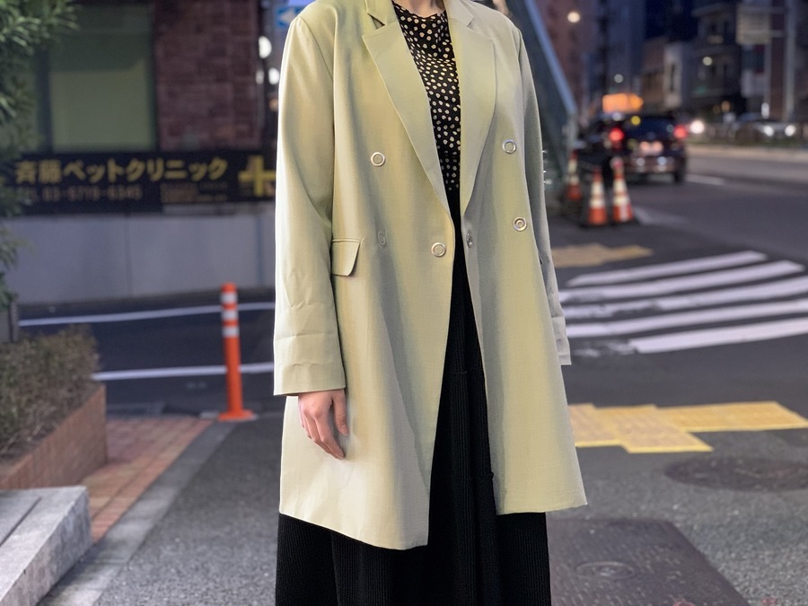 AMERI/アメリ】人気完売アイテム リングドットボタンジャケット AMERI/アメリ】人気完売アイテム リングドットボタンジャケット