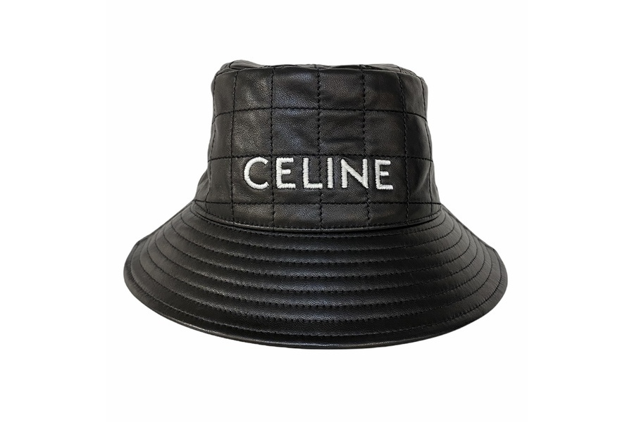 ☆買取強化ブランド☆【CELINE/セリーヌ】レザーバケットハット お